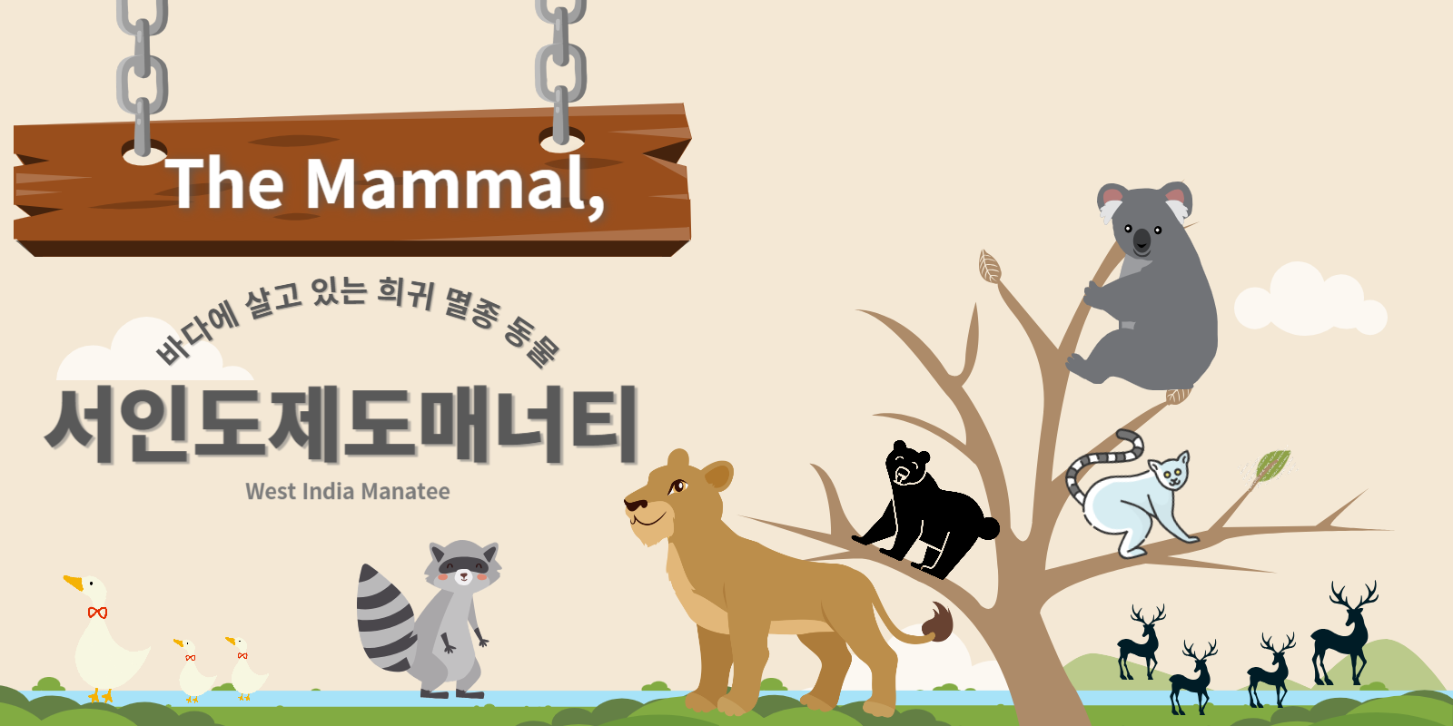 바다에살고있는희귀멸종동물서인도제도매너티