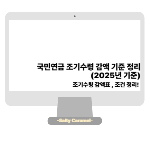 국민연금 조기수령