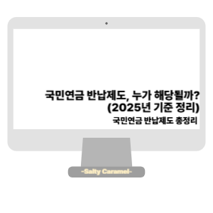 국민연금 반납제도