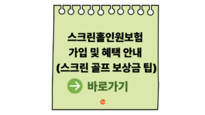 스크린홀인원보험