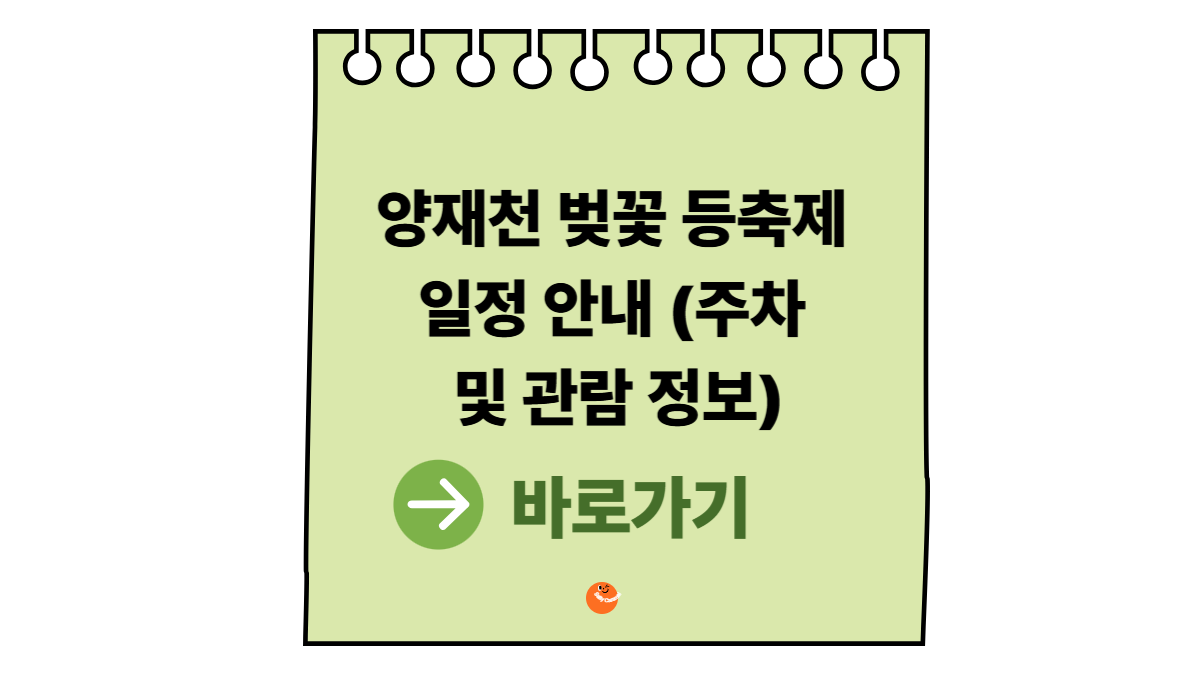 양재천 벚꽃 등축제