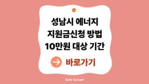 2026 성남시에너지지원금신청 방법|10만원 대상·기간 총정리 3 성남시에너지지원금신청