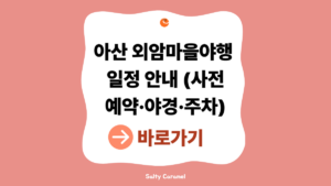 아산외암마을야행