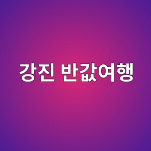 강진 반값여행