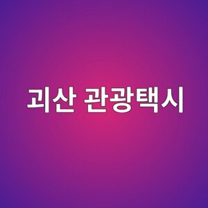 괴산 관광택시