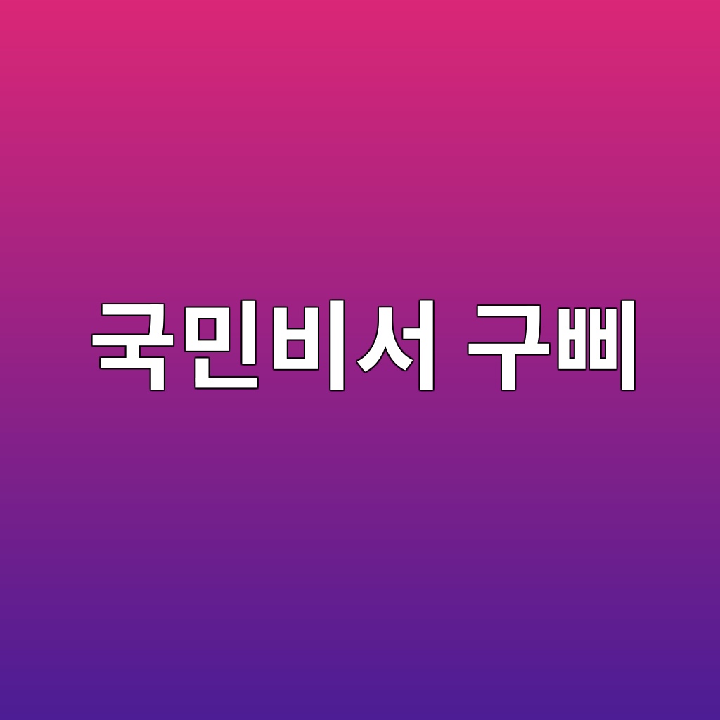 국민비서 앱