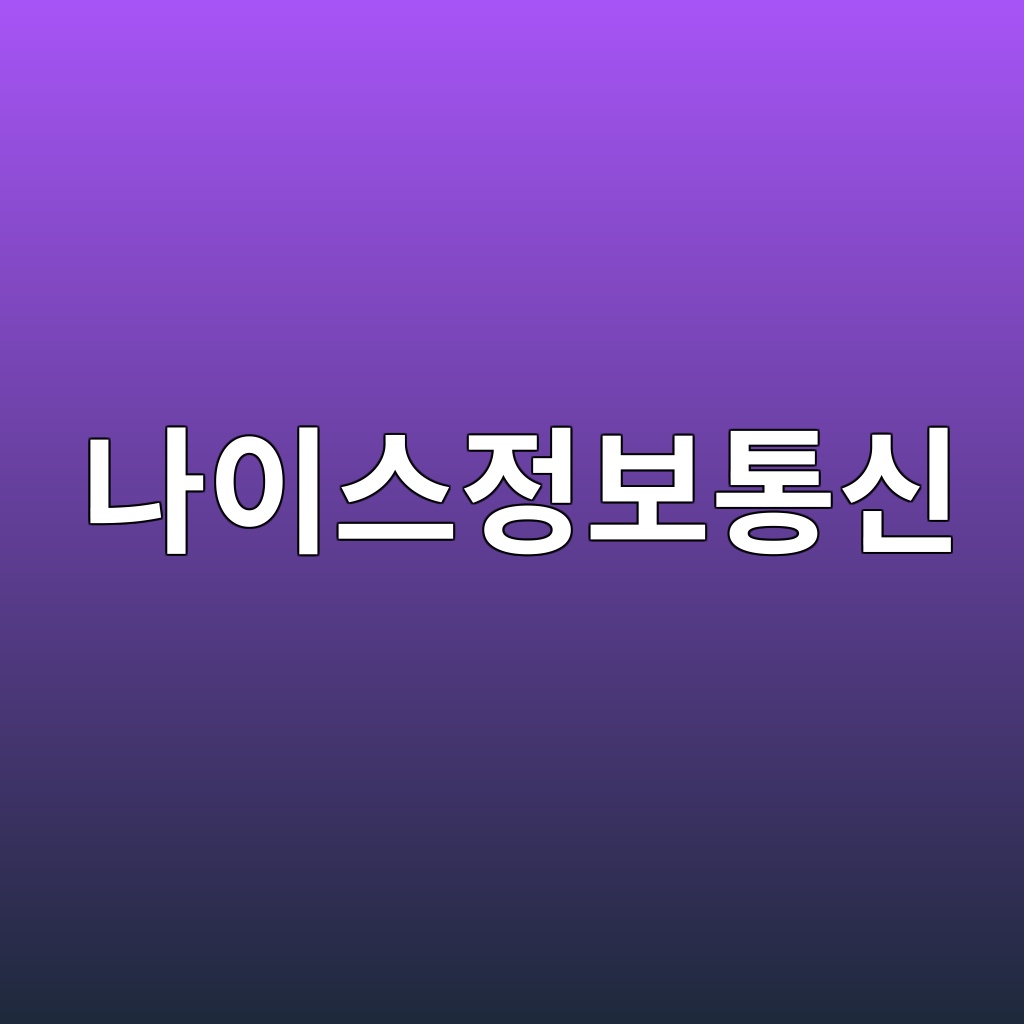 나이스정보통신