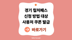 경기컬처패스 신청 방법|2026 지원금·사용처·쿠폰 발급 정리 3 경기컬처패스