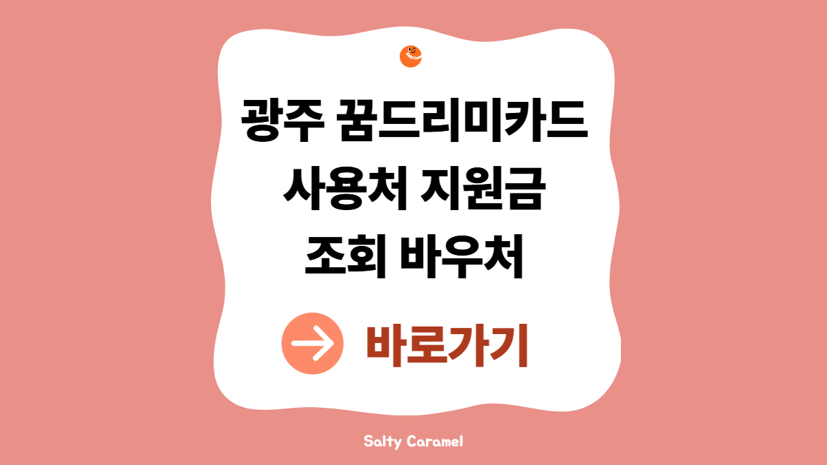 광주 꿈드리미카드