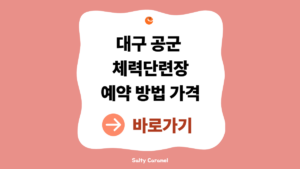 대구공군체력단련장 예약 방법|가격·주소·이용정보 총정리 1 대구공군체력단련장