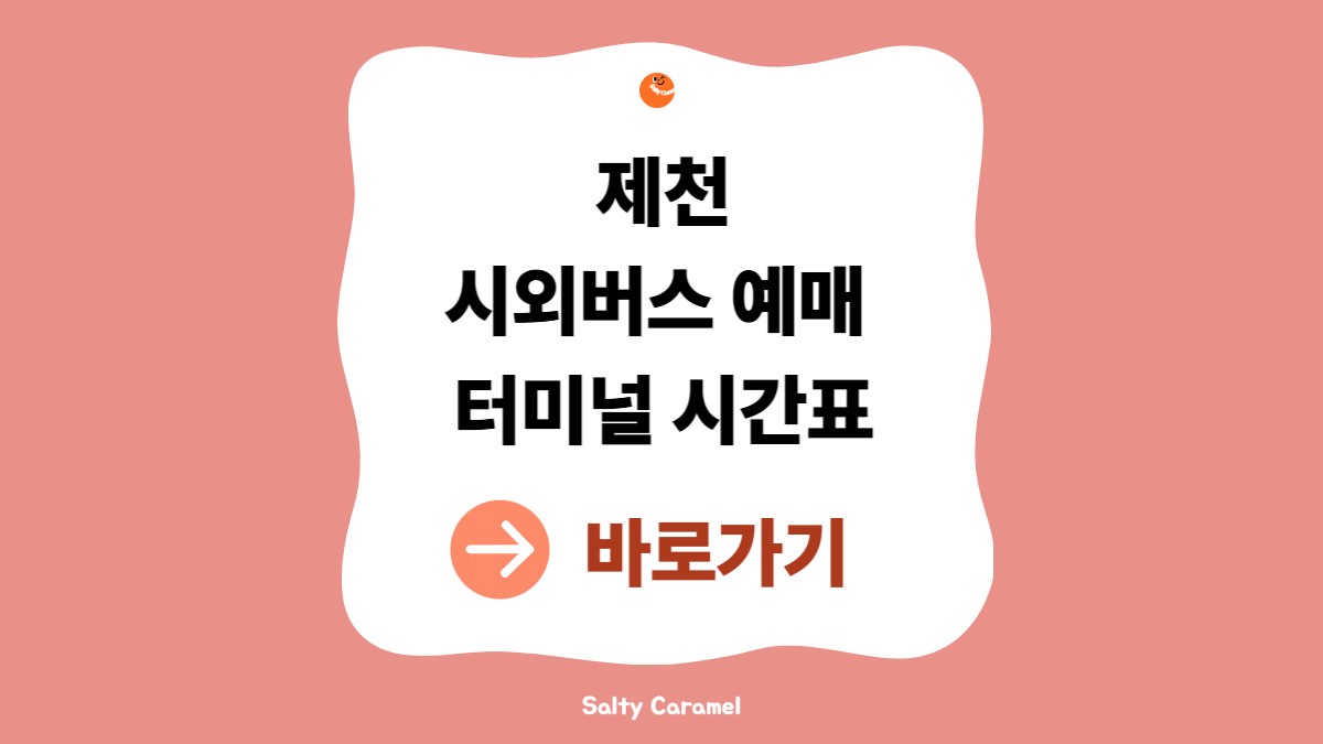 제천 시외버스