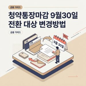 청약통장마감