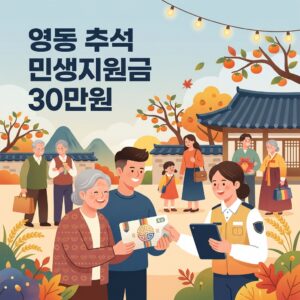 영동 추석 민생지원금