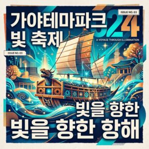 가야테마파크 빛 축제 빛을 향한 항해