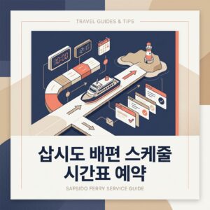 삽시도 배편